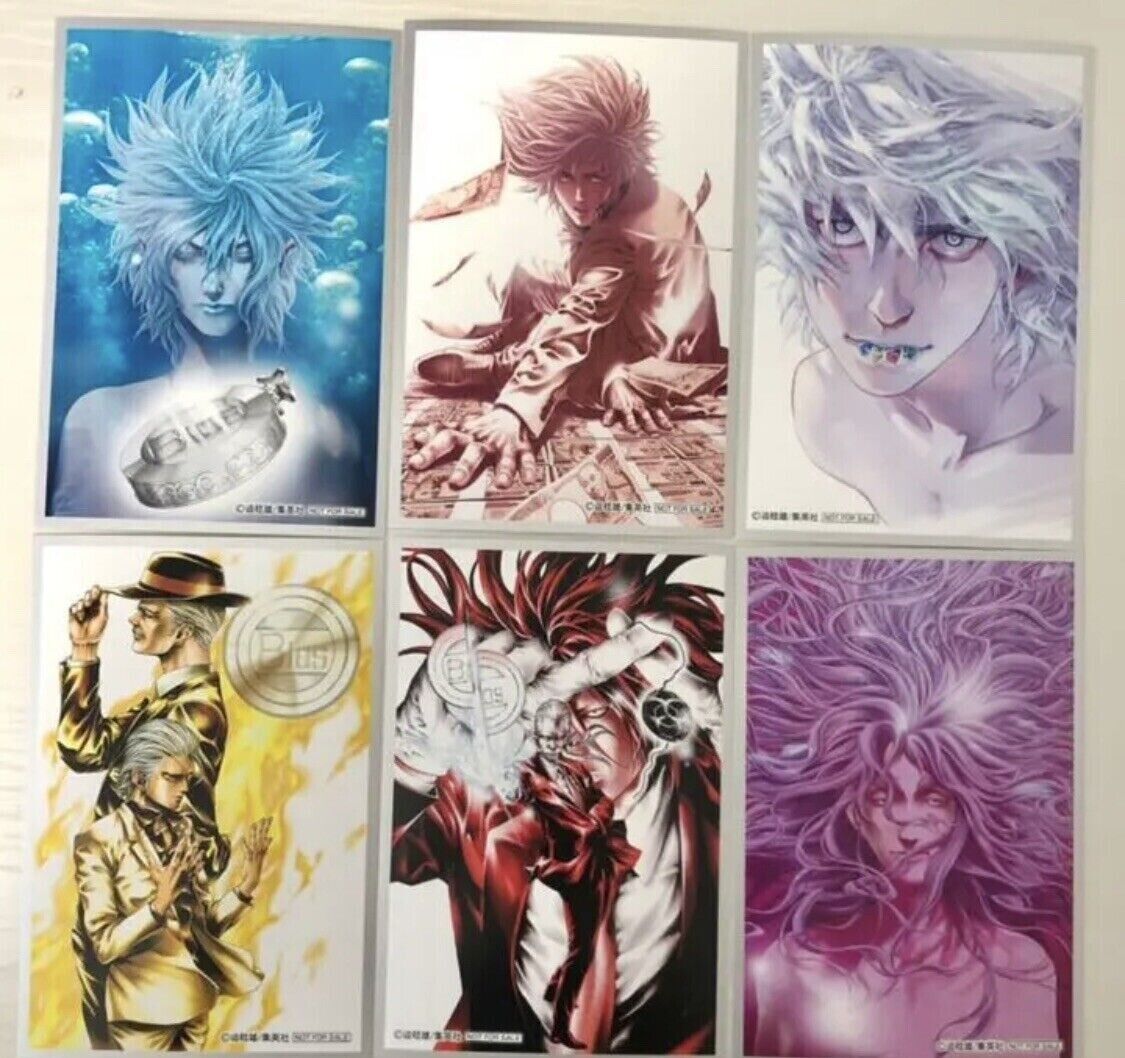 Usogui Lie Eater Genga Exhibition 2022 Postcard Complete Set From Japan New F/S
