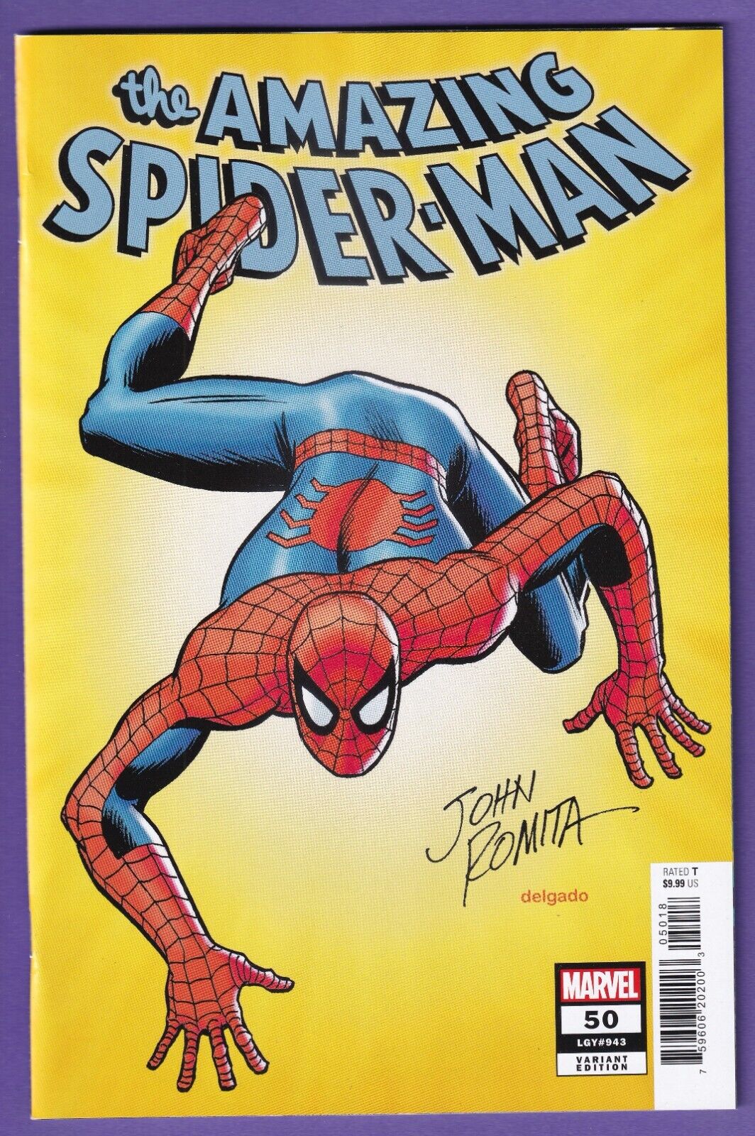 Amazing Spider-Man #50 1:50 Romita Sr Variant Actual Scans