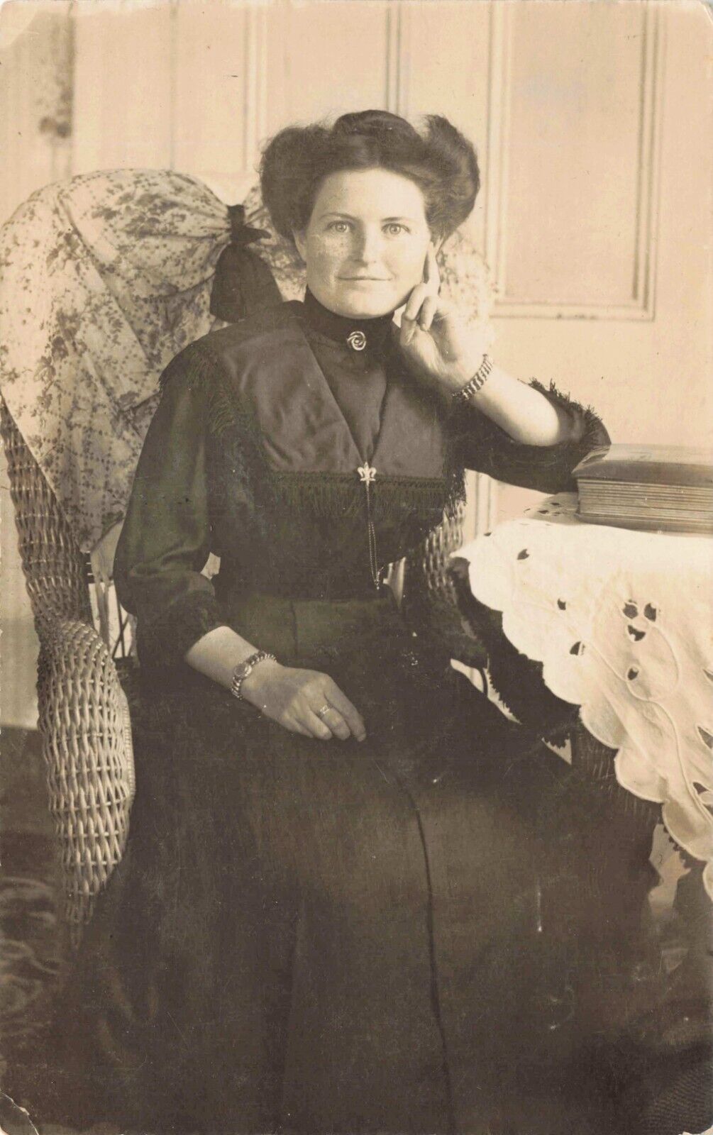 Woman in Black Dress 1912 \