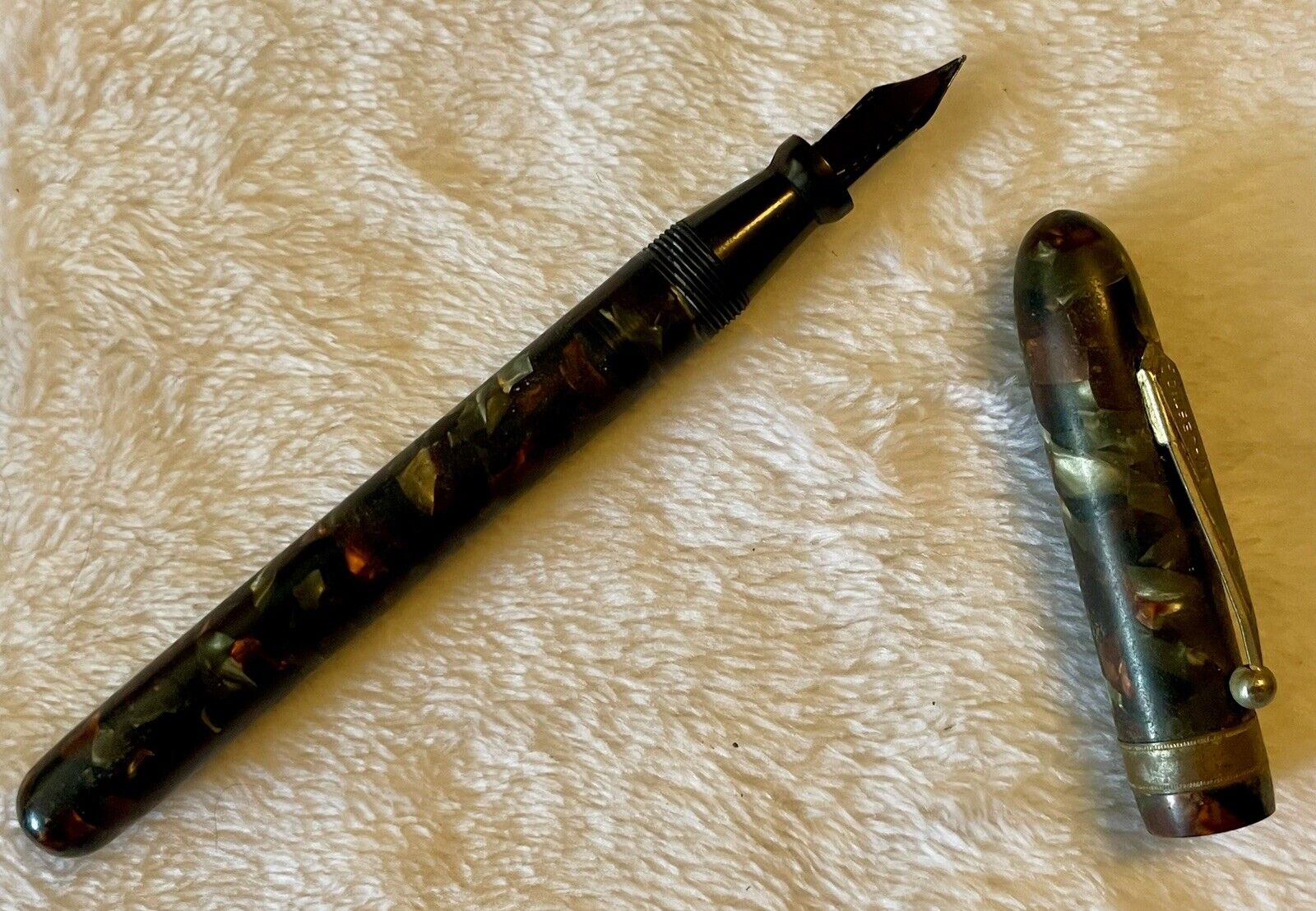 Vintage Majestic Fountain Pen Celluloid