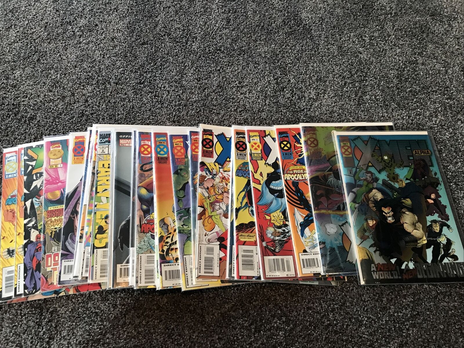 X-Men Marvel Comic Lot Of 28 Alpha, Omega, 13 #1’s