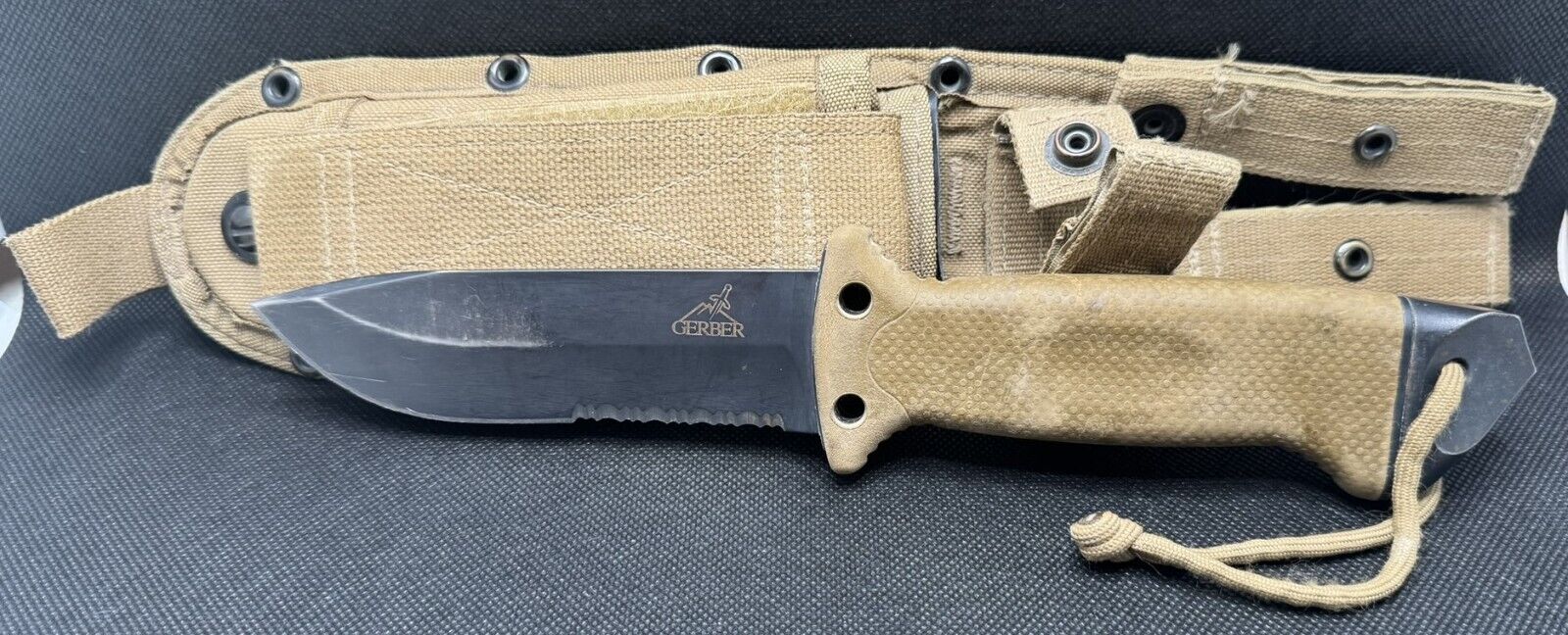 GERBER LMF II Infantry tactical fighting knife USA with Rare Spec Ops Sheath