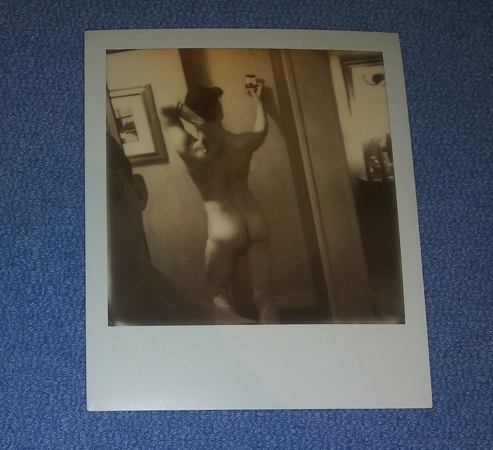Gay Vintage polaroid male Amateur model photo gay interest... 