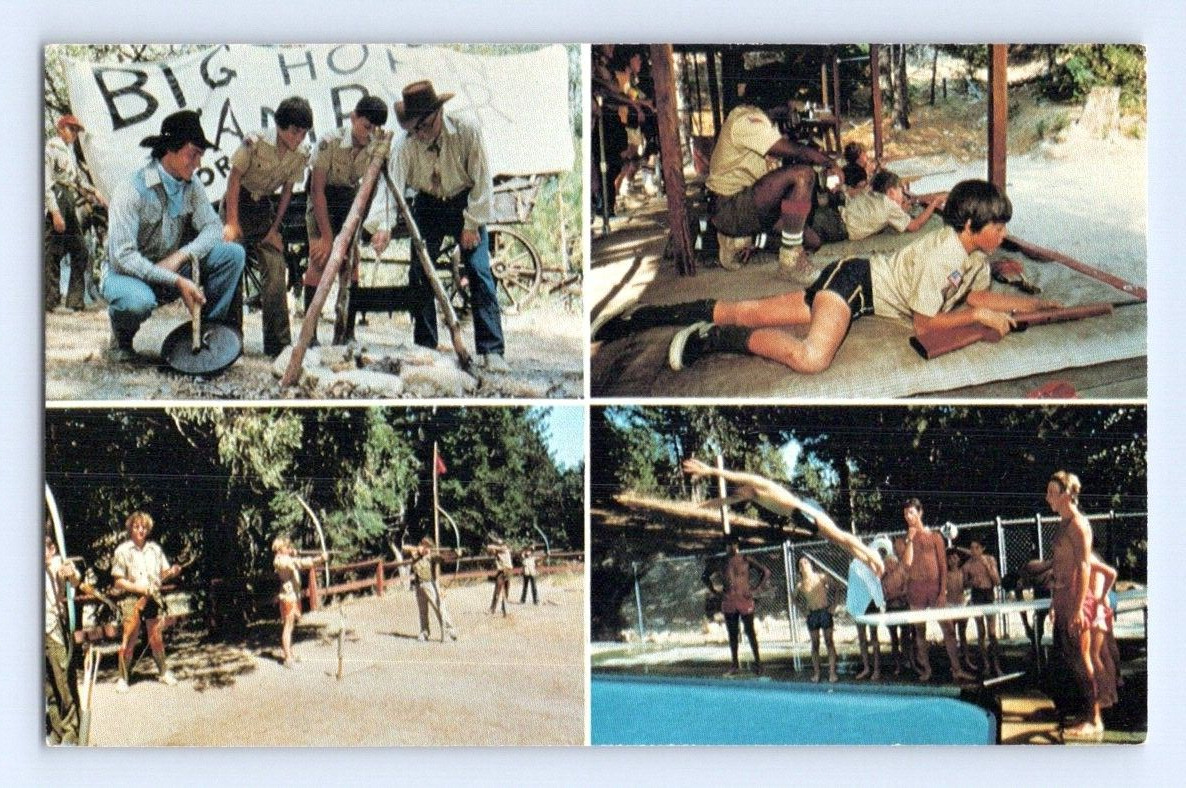 1970'S. LAKE ARROWHEAD SCOUT CAMPS. POSTCARD CK28