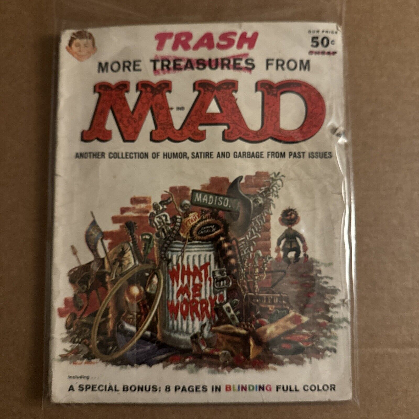 First issue of MORE TRASH #1 FROM MAD 1958 w/ color insert VG shipping Included