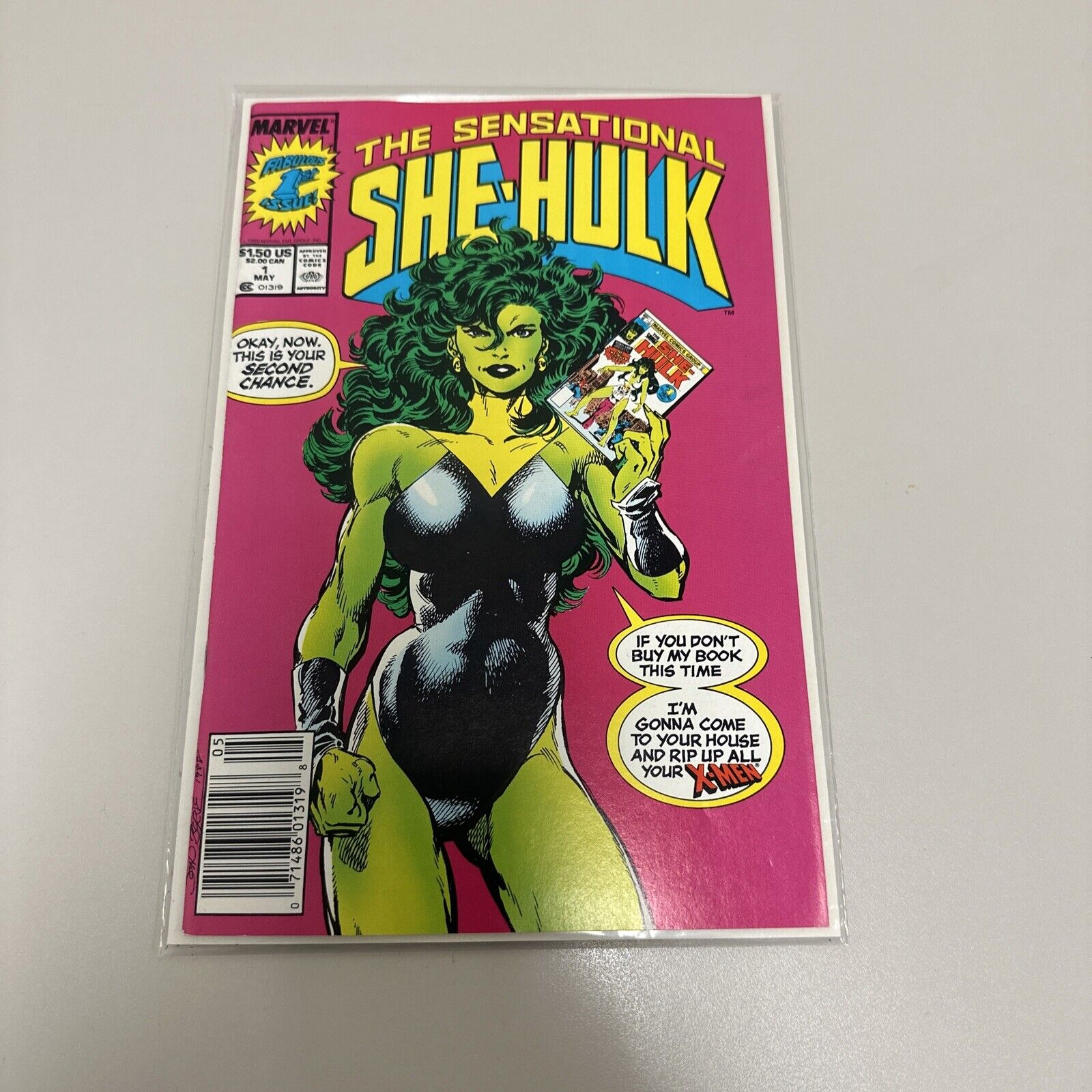The Sensational She-Hulk #1 Marvel Comics John Byrne 1989 HIGH GRADE