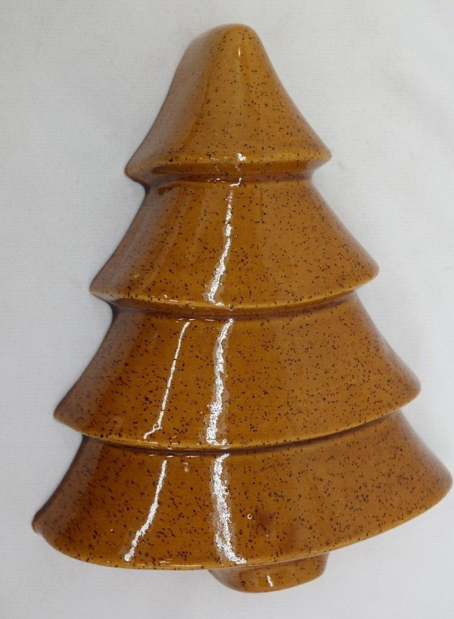Vintage German Dr. Oetker Dekoramik Christmas Tree Cake Mold Baking Ceramic  EL