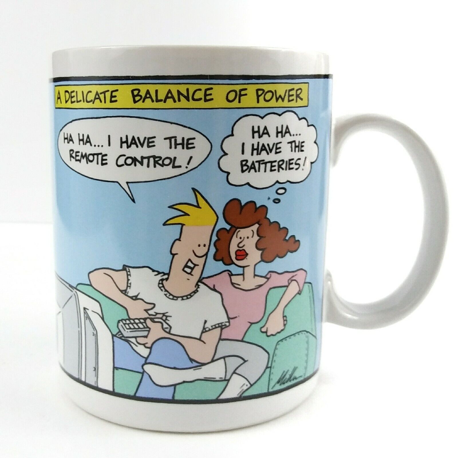 Papel Freelance In The Comics Dave 1994 Mug Cup Balance Of Power David Miller