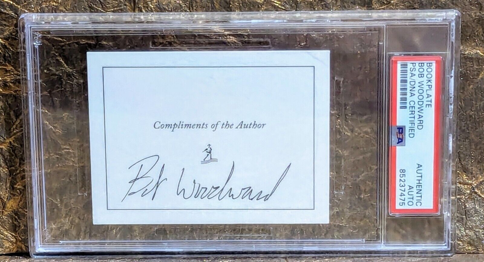 Bob Woodward Autograph PSA DNA Signed Authentic 