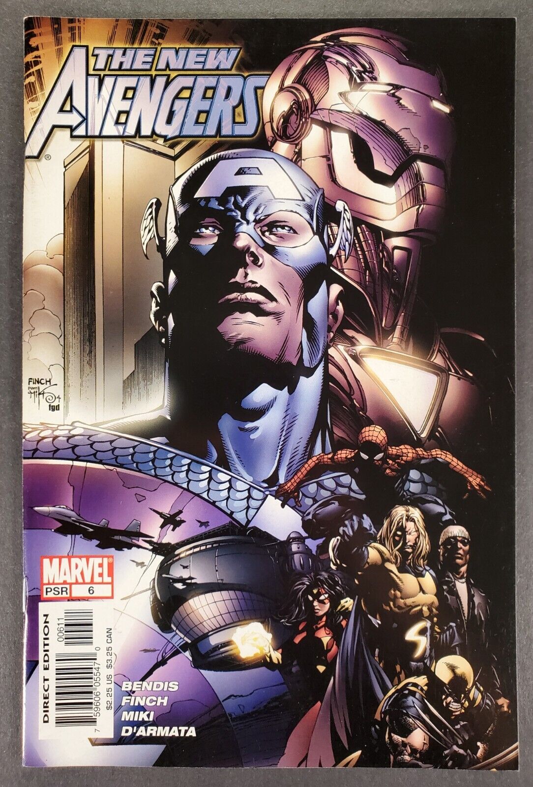 New Avengers #6 2nd Appearance Marial Hill Marvel Comics 2005