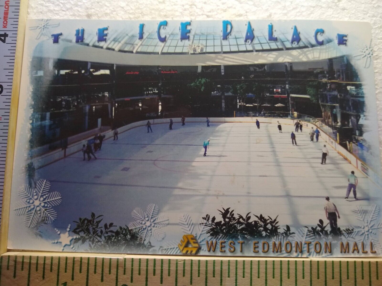 Postcard Ice Palace West Edmonton Mall Alberta Canada