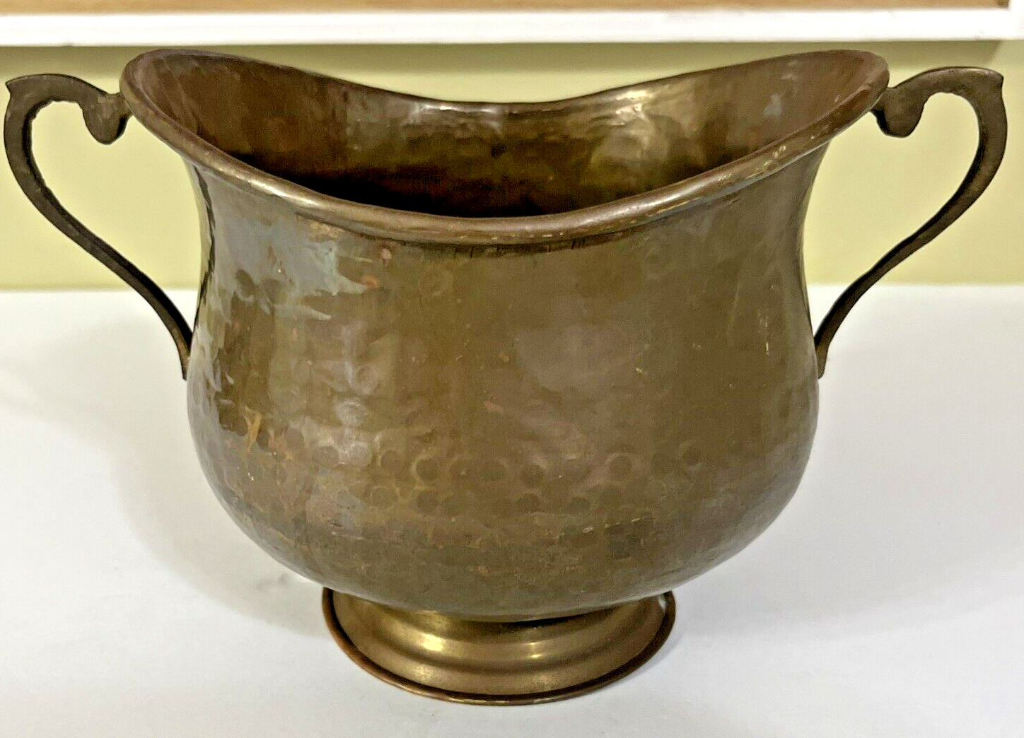 Brass Vase With Two Handles Made In India