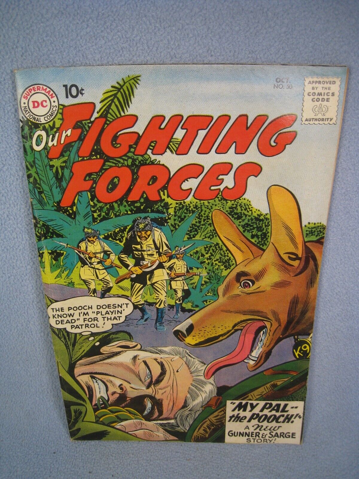 Vintage 1959 DC. Our Fighting Forces Comic No.50