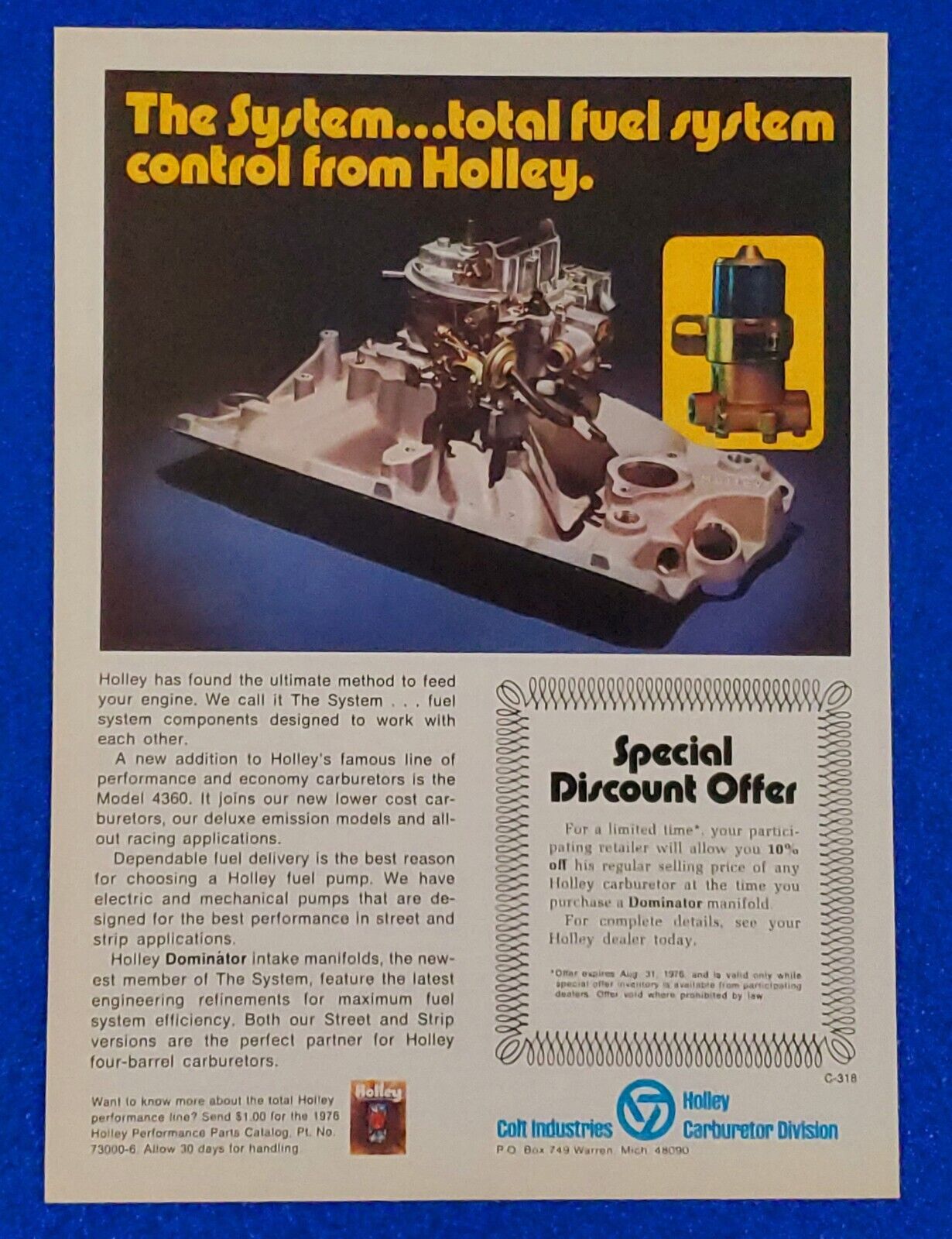 1976 HOLLEY 