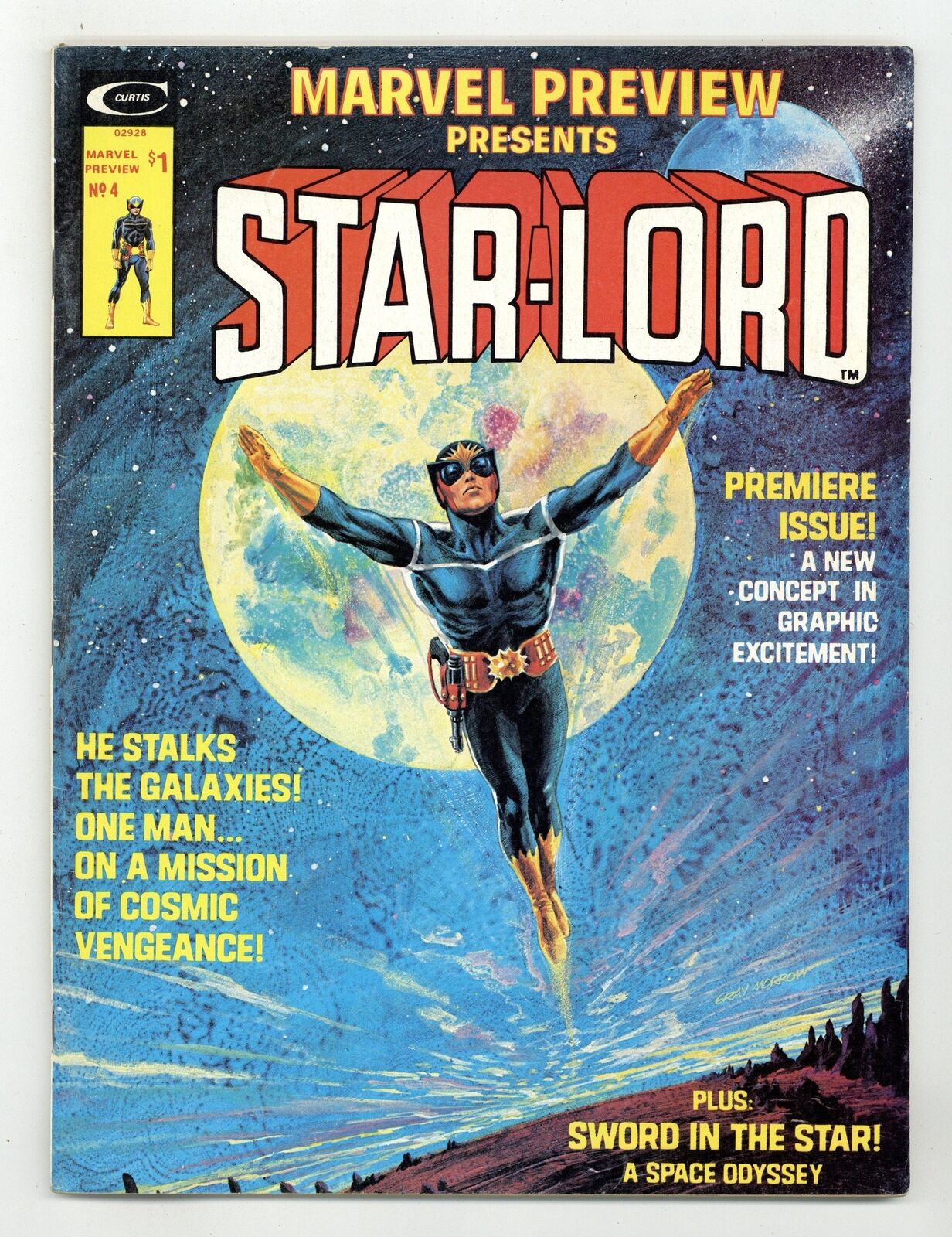 Marvel Preview #4 VG/FN 5.0 1976 1st app. and origin Star-Lord