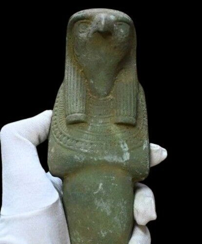 UNIQUE MASTERPIECE OF FALCON HORUS STATUE ANCIENT GOD OF SKY PHARAONIC Bc