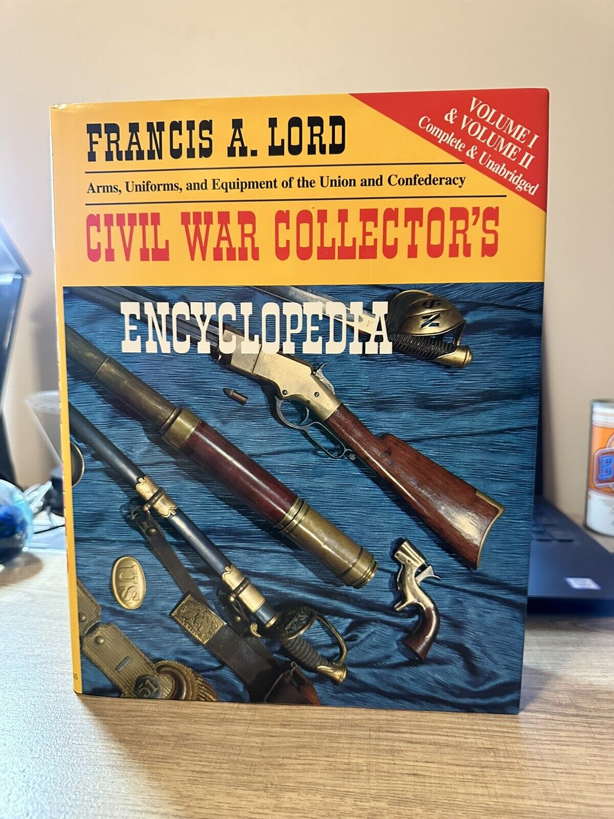 1982 Civil War Collector’s Encyclopedia Francis Lord  HB DJ Photos GC