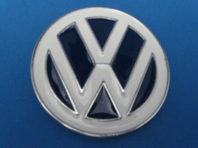Vintage Volkswagen VW pewter style metal belt buckle Made in USA - Collectible