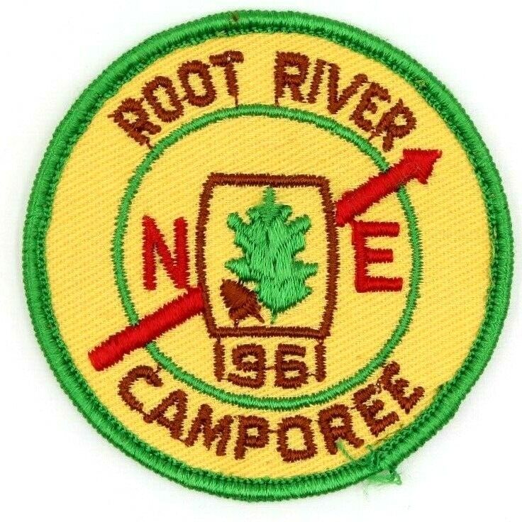 1961 North East District Root River Camporee Milwaukee County Council Patch WI