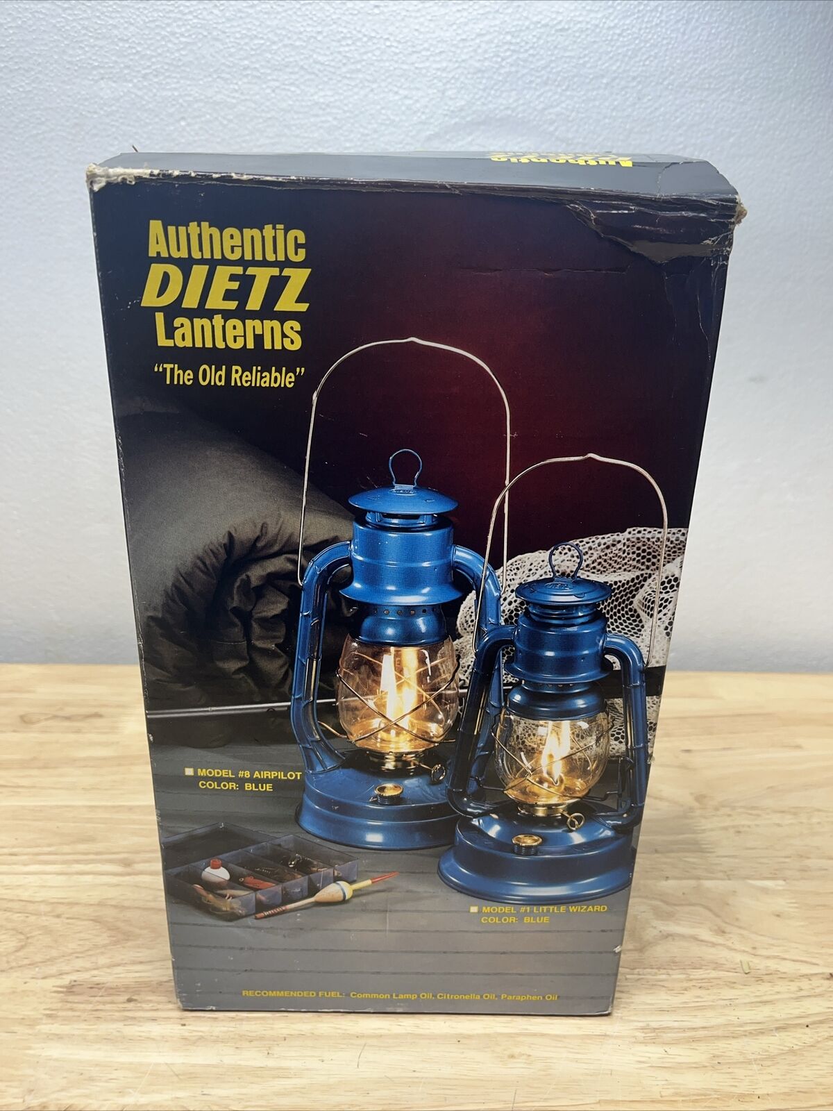 Authentic Vintage Dietz Lantern # 8 Airpilot Blue The Old Reliable New In Box