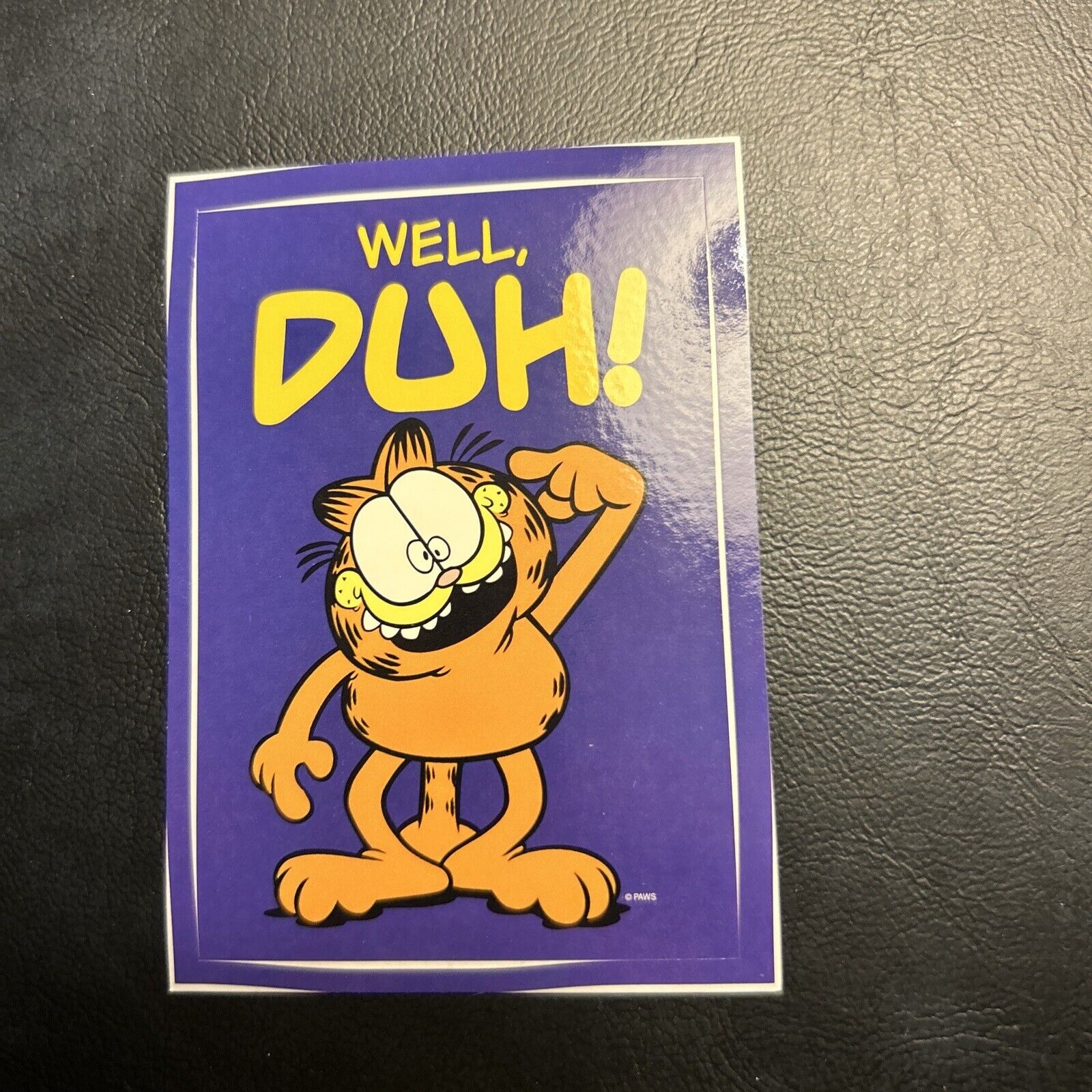 Jb2c Garfield Sticker 2004 #32 Well Duh