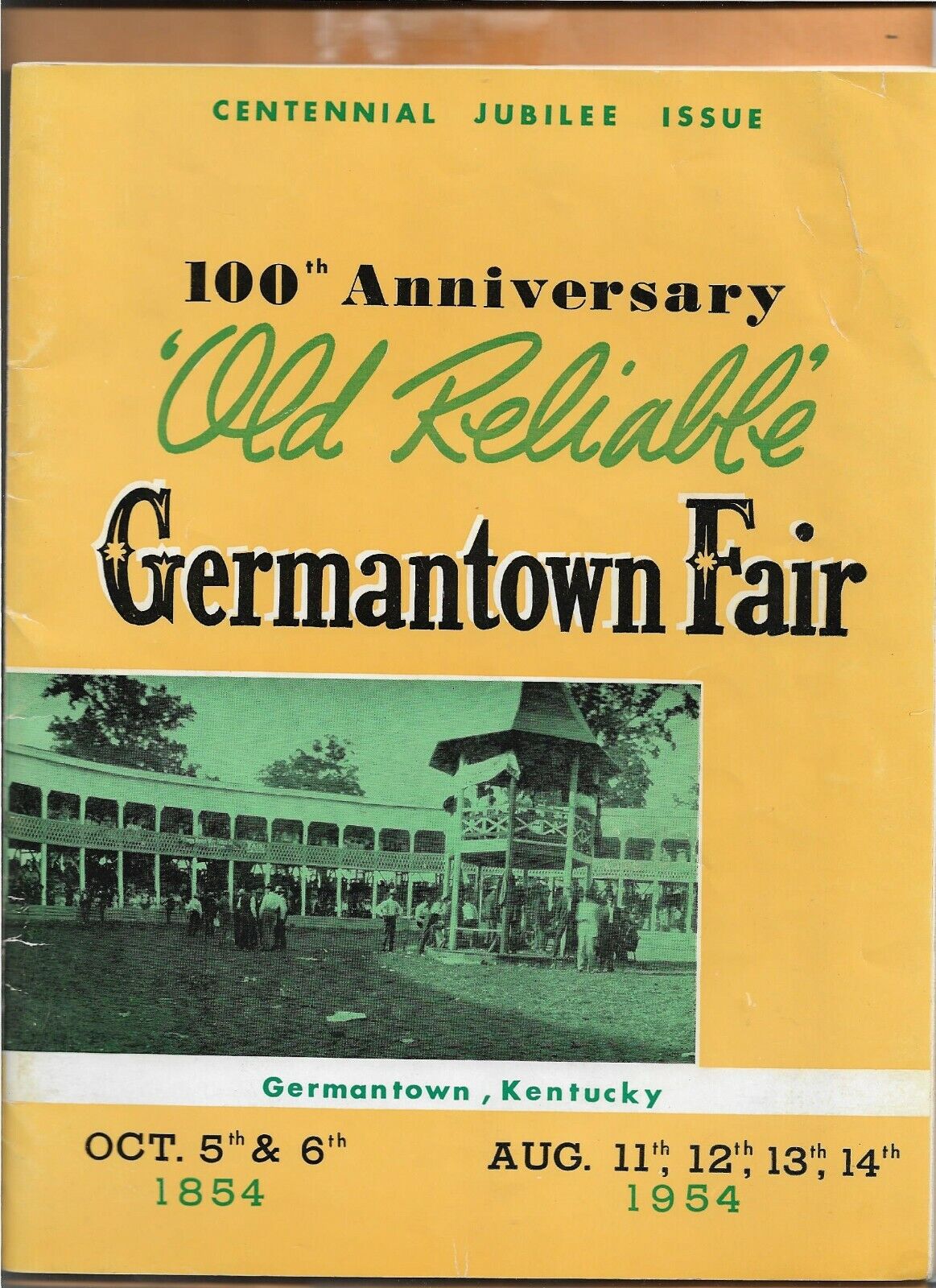 GERMANTOWN FAIR 100th ANNIVERSARY ISSUE 1954 72 PAGES VINTAGE ADVERTISING