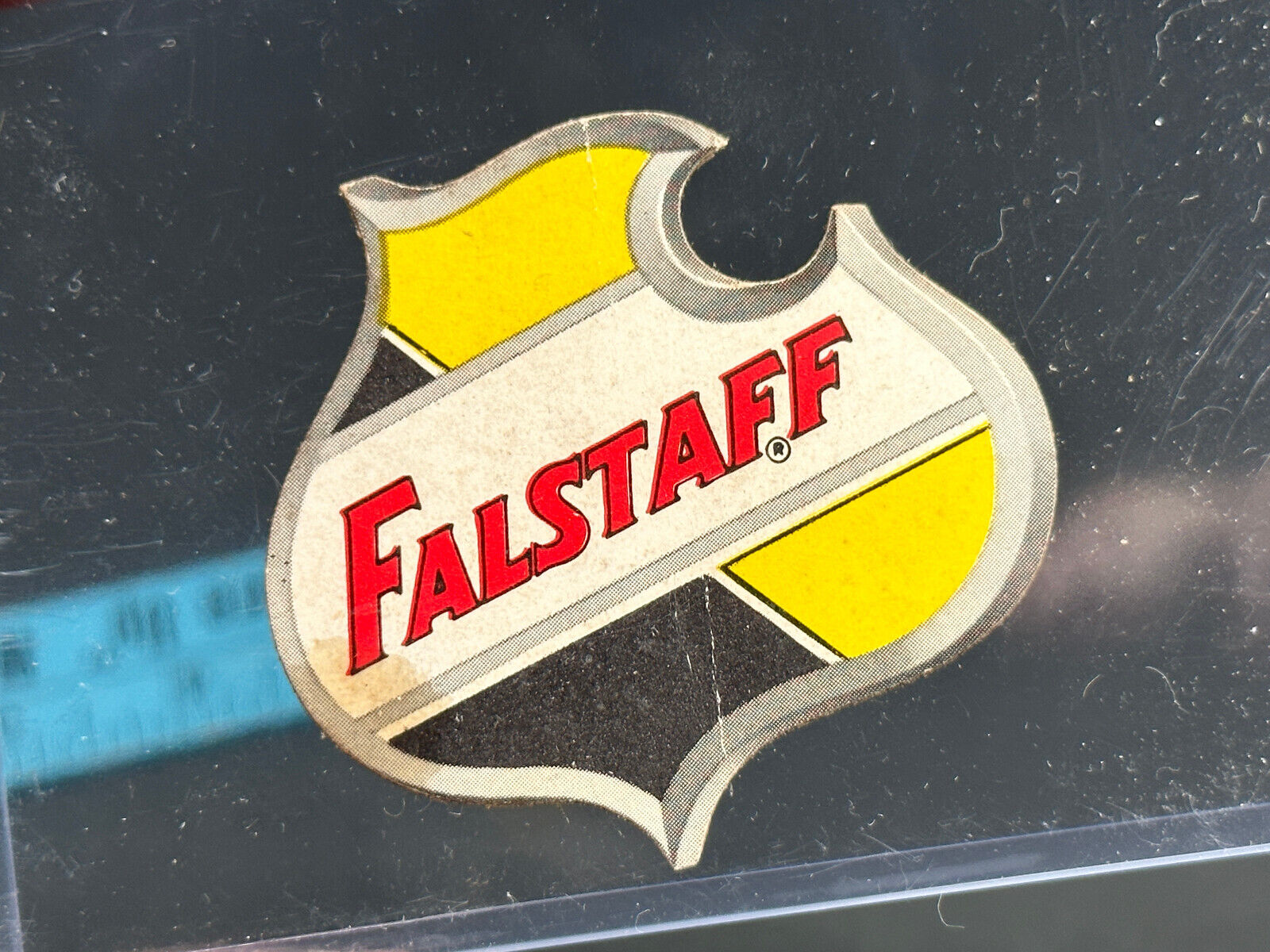 vtg Original Falstaff Beer Brewing Advertising Sticker