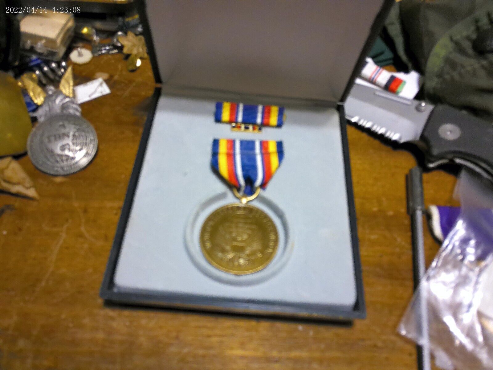 U.S. Global War on Terrorism Service  Medal Set in Presentation Case