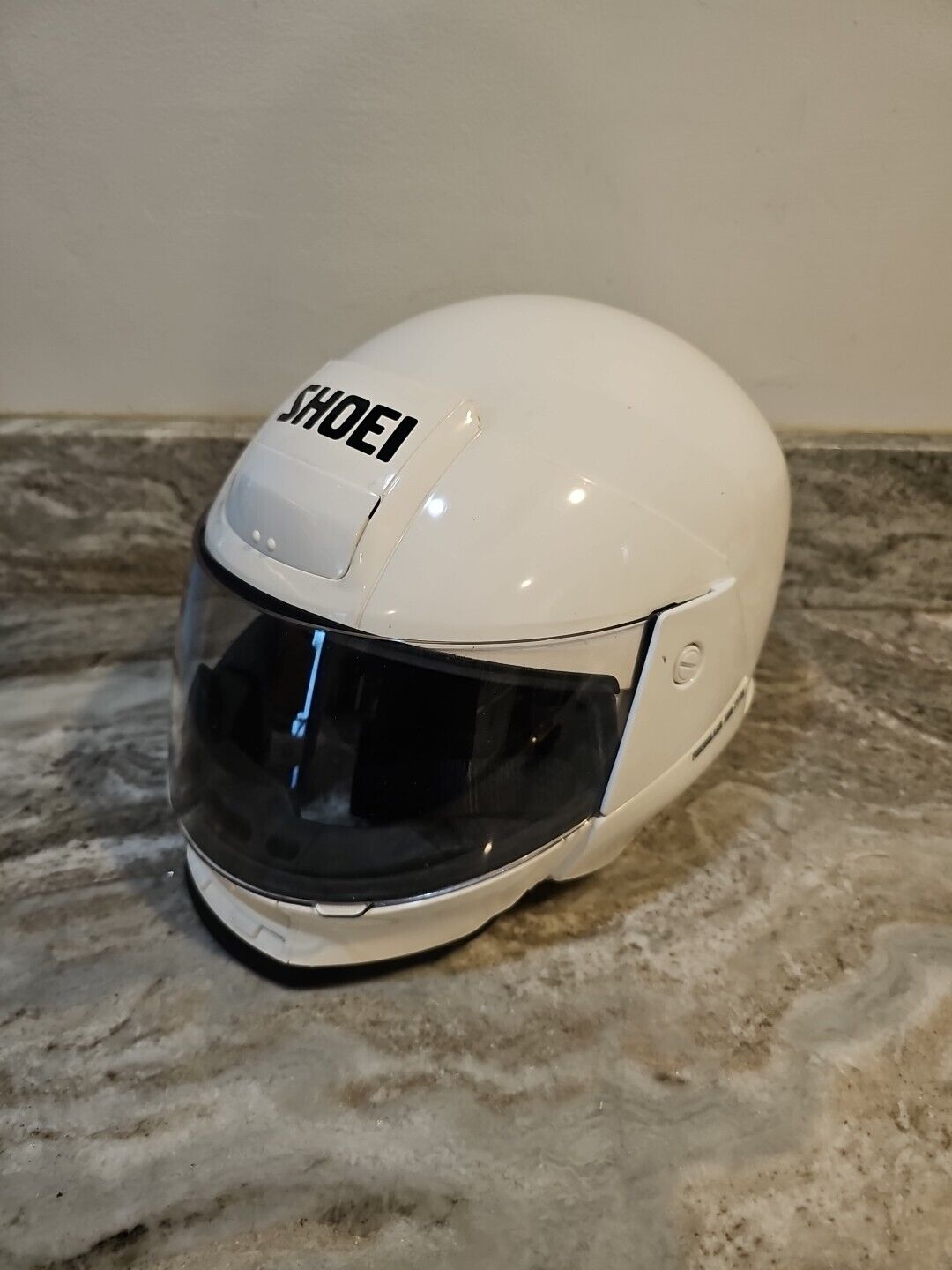 Rare Vintage 80’s Shoei HR White Motorcycle Helmet Japan Size XL 7 5/8 Clean