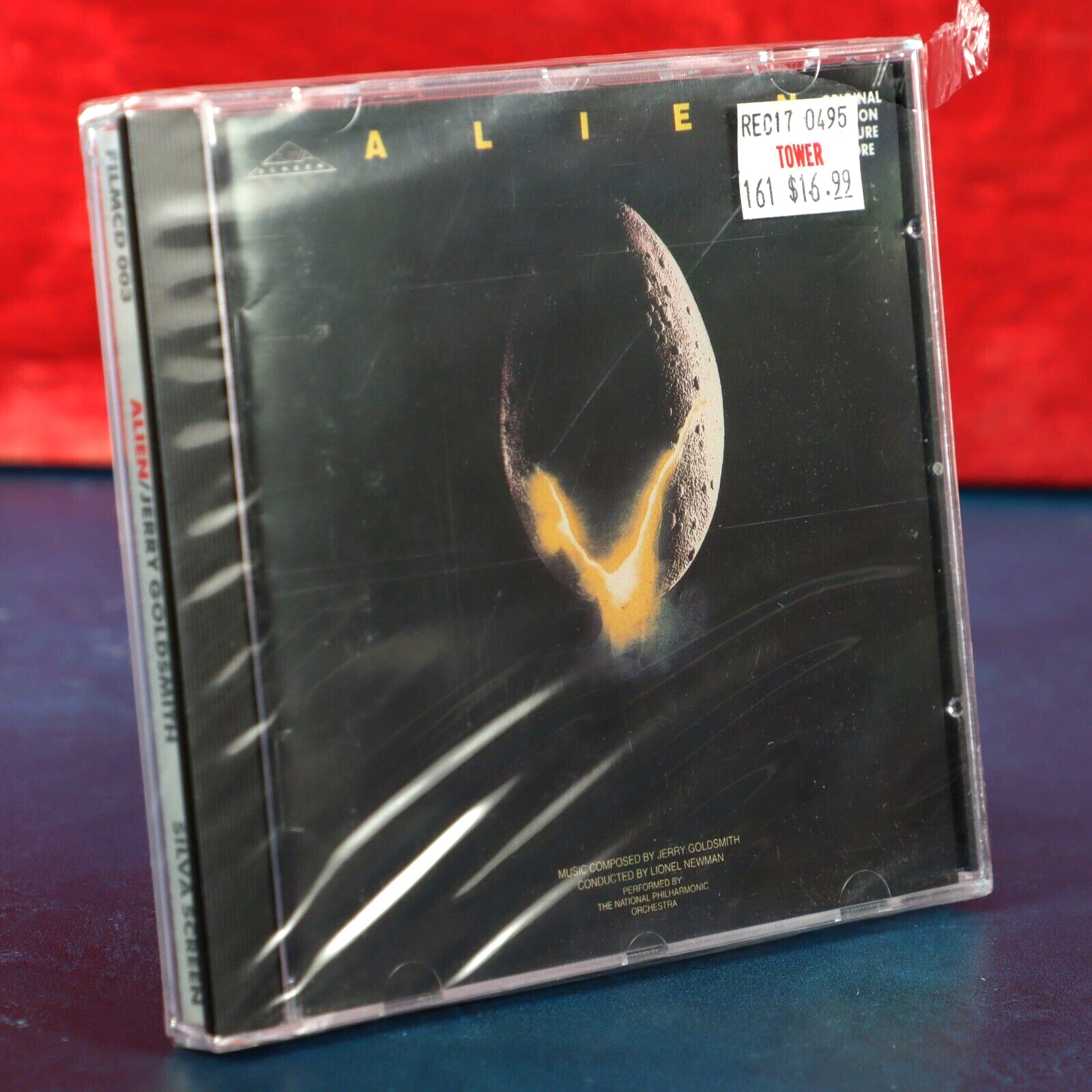 Alien Soundtrack CD Jerry Goldsmith Silva Screen Import England Vtg 1988 Sealed