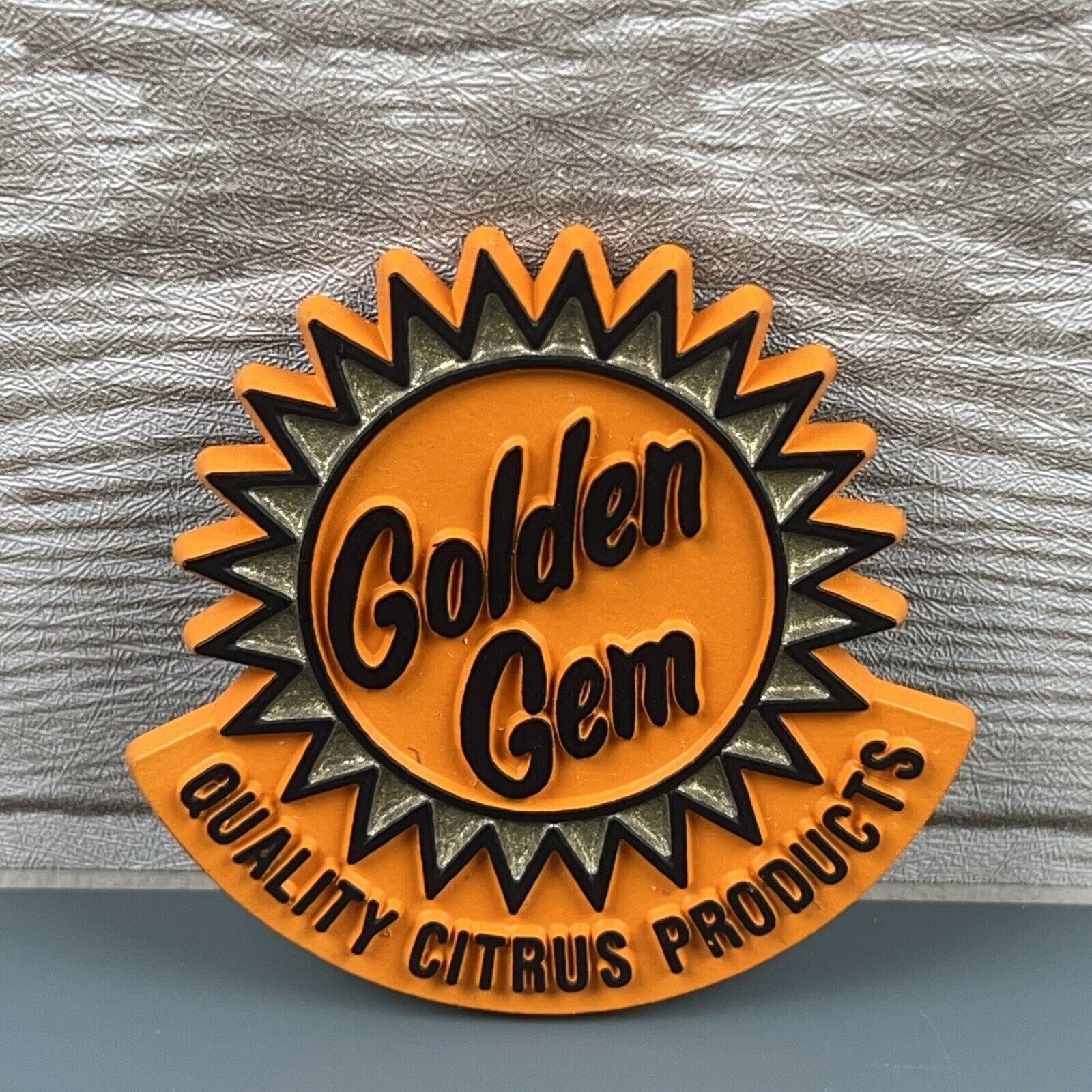 Vintage Golden Gem Magnet Quality Citrus Products, New, Umatilla, Florida