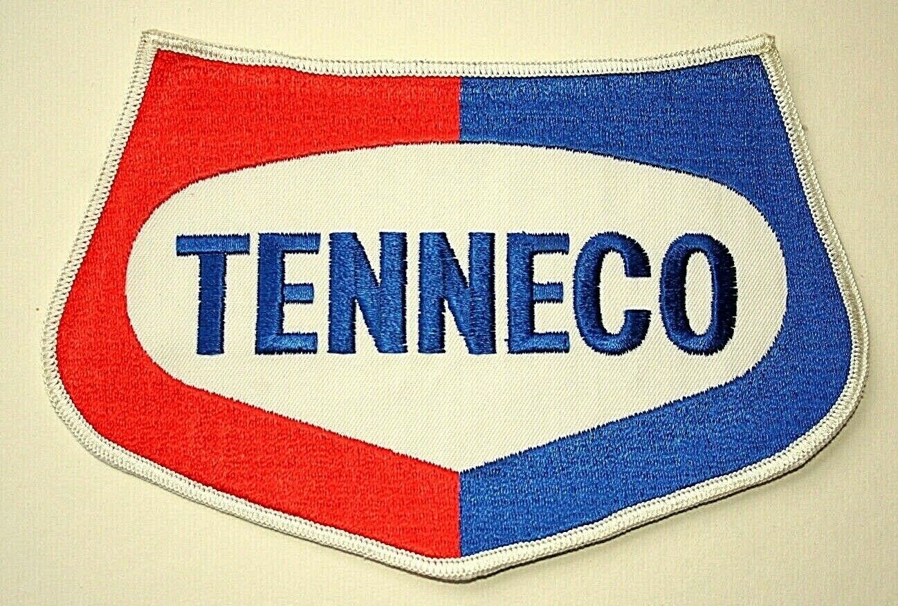 Tenneco Oil & Gas Service Station Large Back of Jacket Cloth Patch New NOS 1970s