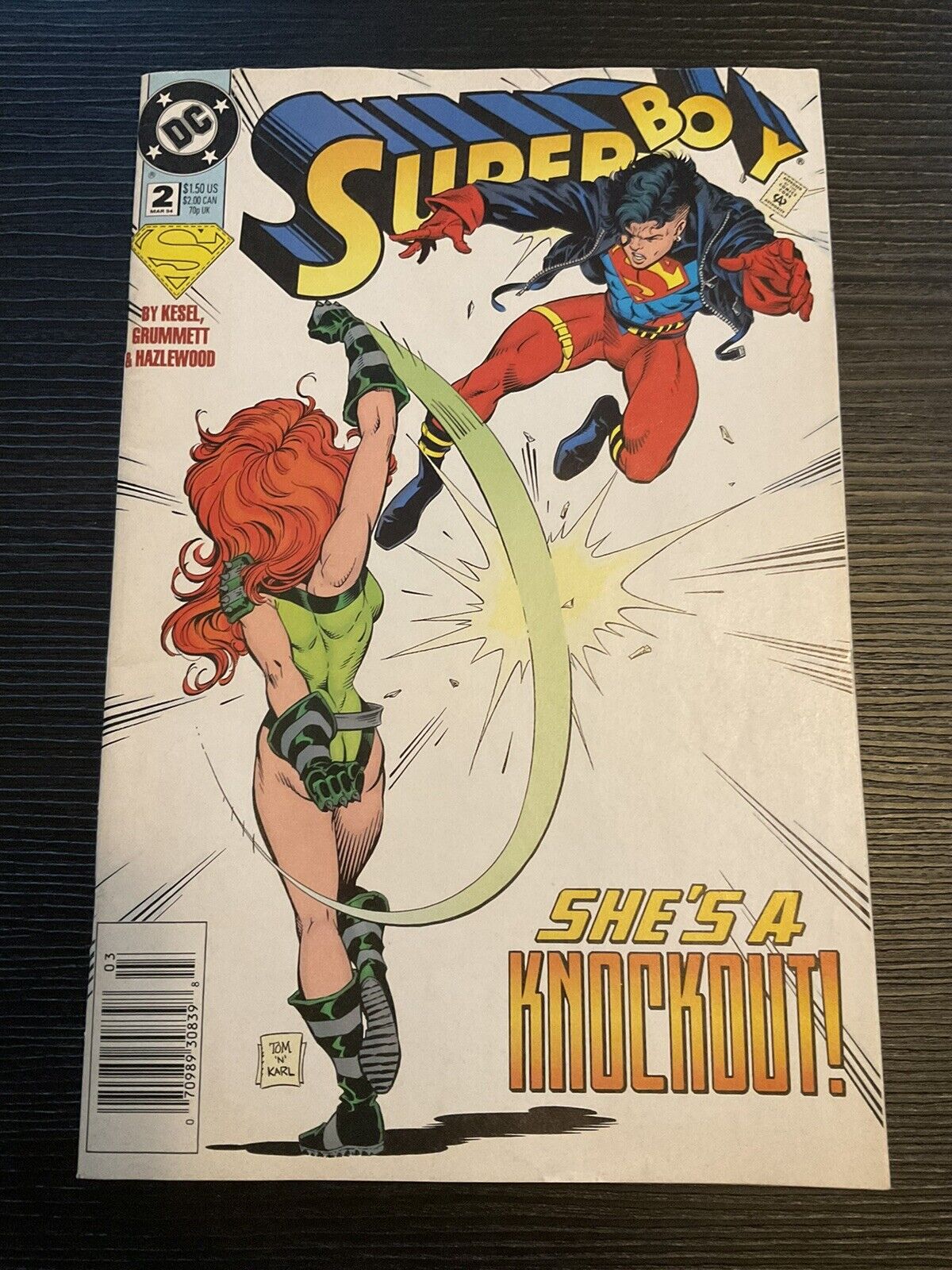 Superboy #2 (DC Comics March 1994) Fine