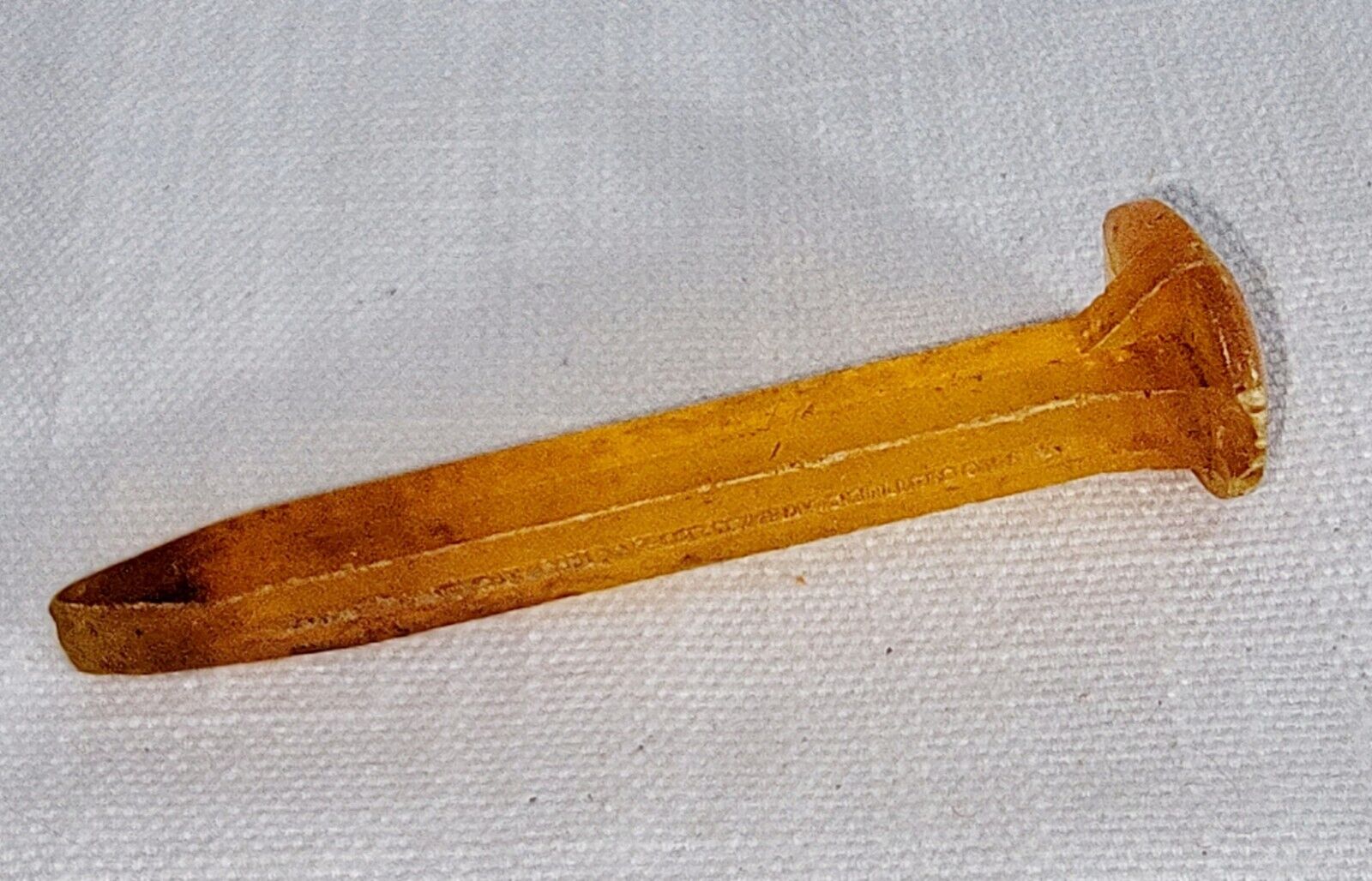 Vintage Seagram's Ancient Bottle Gin Golden Spike Swizzle Stick Plastic 4