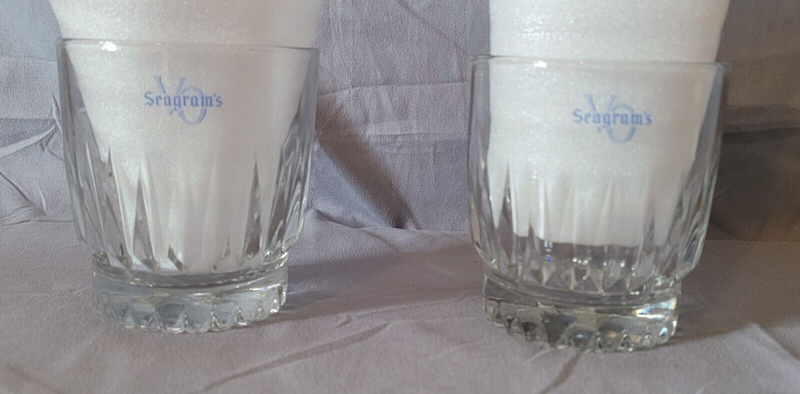 Seagram's VO Cocktail Glass [Set of 2] - Whiskey Rocks Libbey Duratuff Glassware