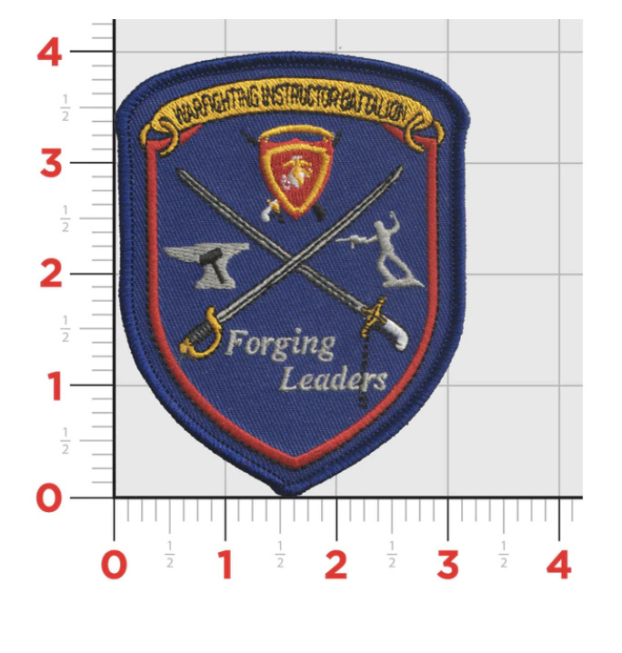 TBS THE BASIC COURSE WARFIGHTER FORGING LEADERS EMBROIDERED PATCH