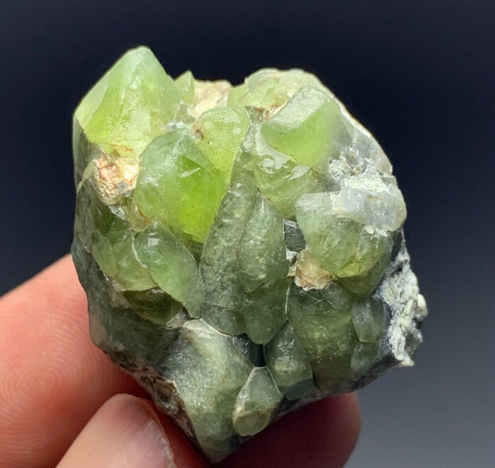 134 Cts Natural Peridot Crystal Specimen from Pakistan.z
