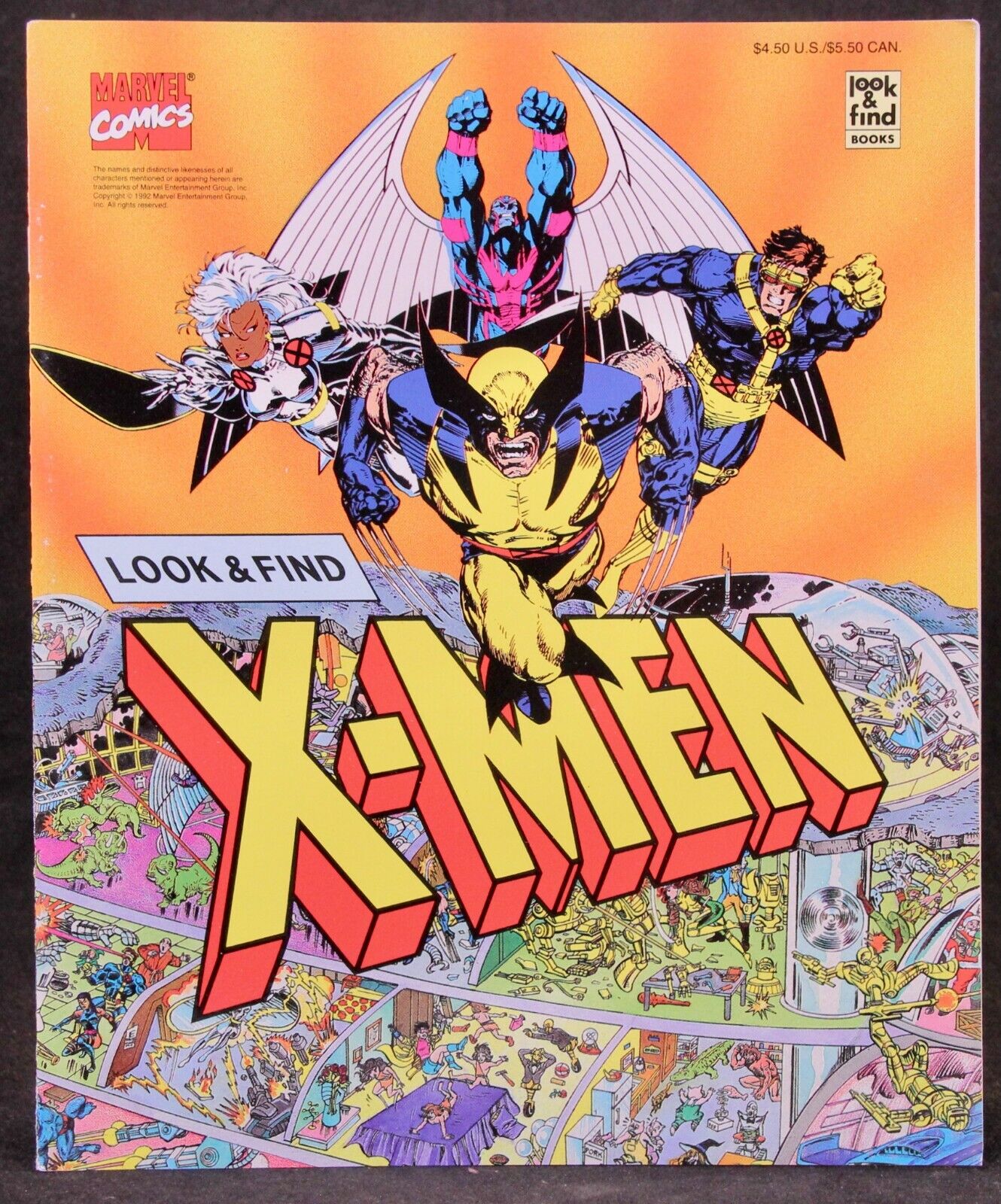 X-Men: Look and Find Book Marvel Comic Team Paperback. NEW/OLD Stock