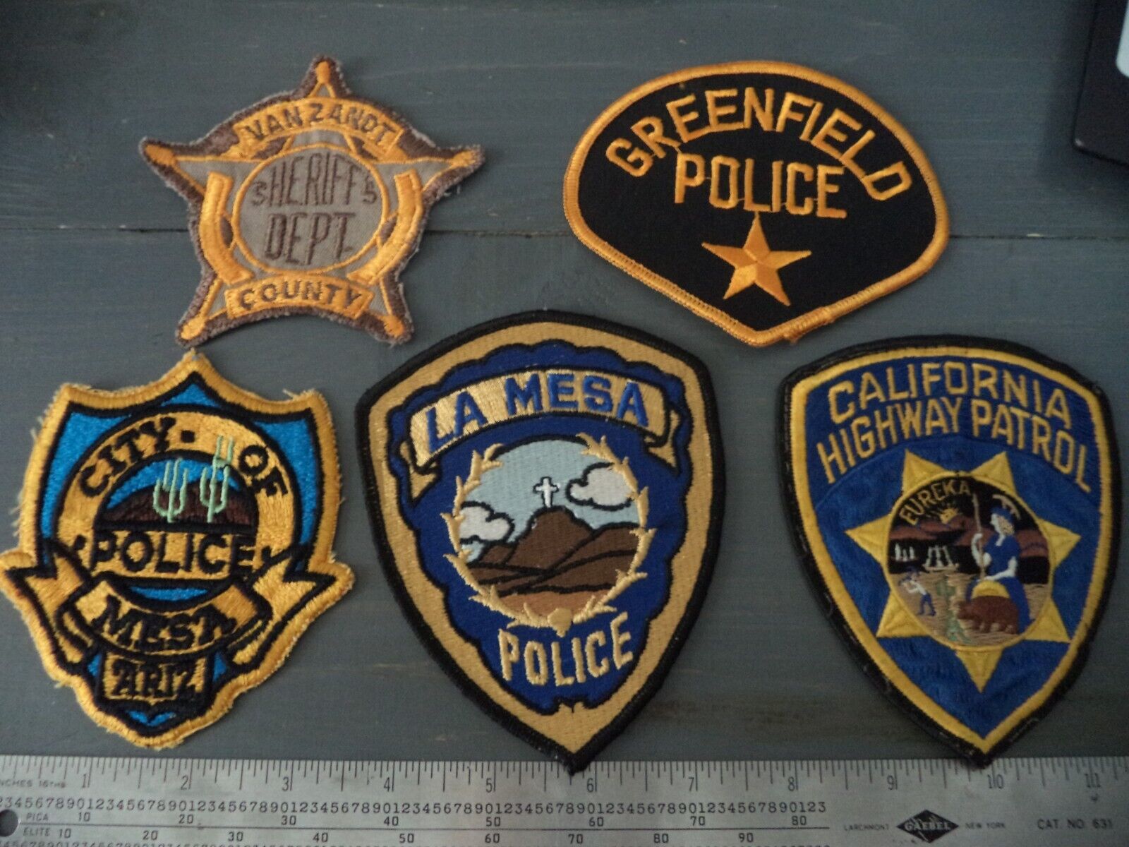 Misc Police Patch lot of 5