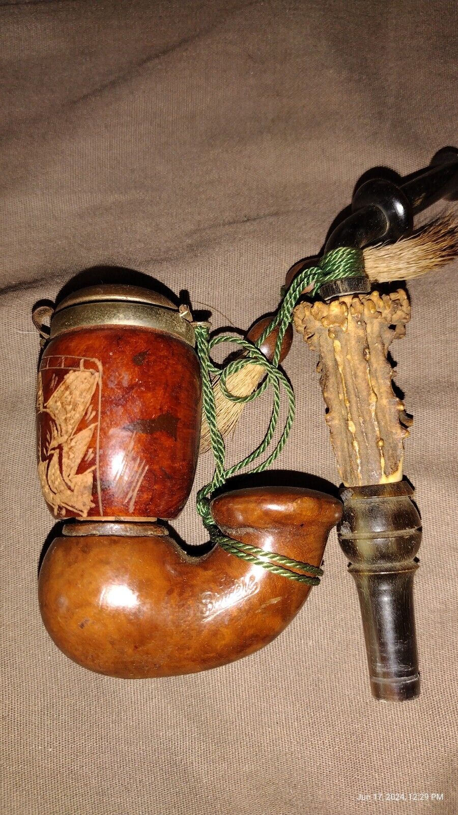 Vintage German Wood Pipe