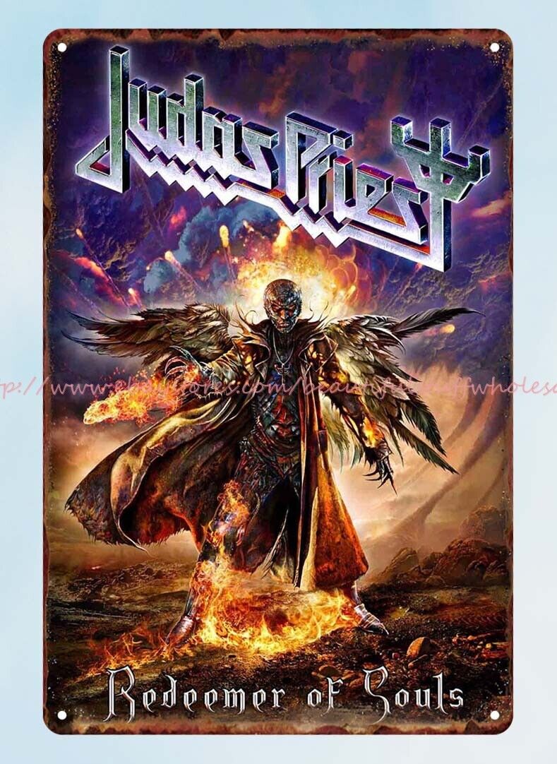 Judas Priest Redeemer Of Souls Poster metal tin sign home decor ideas