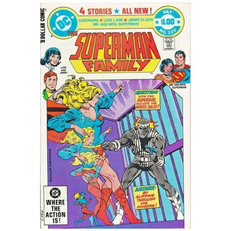 Superman Family #220 DC comics VG+ Full description below [r/