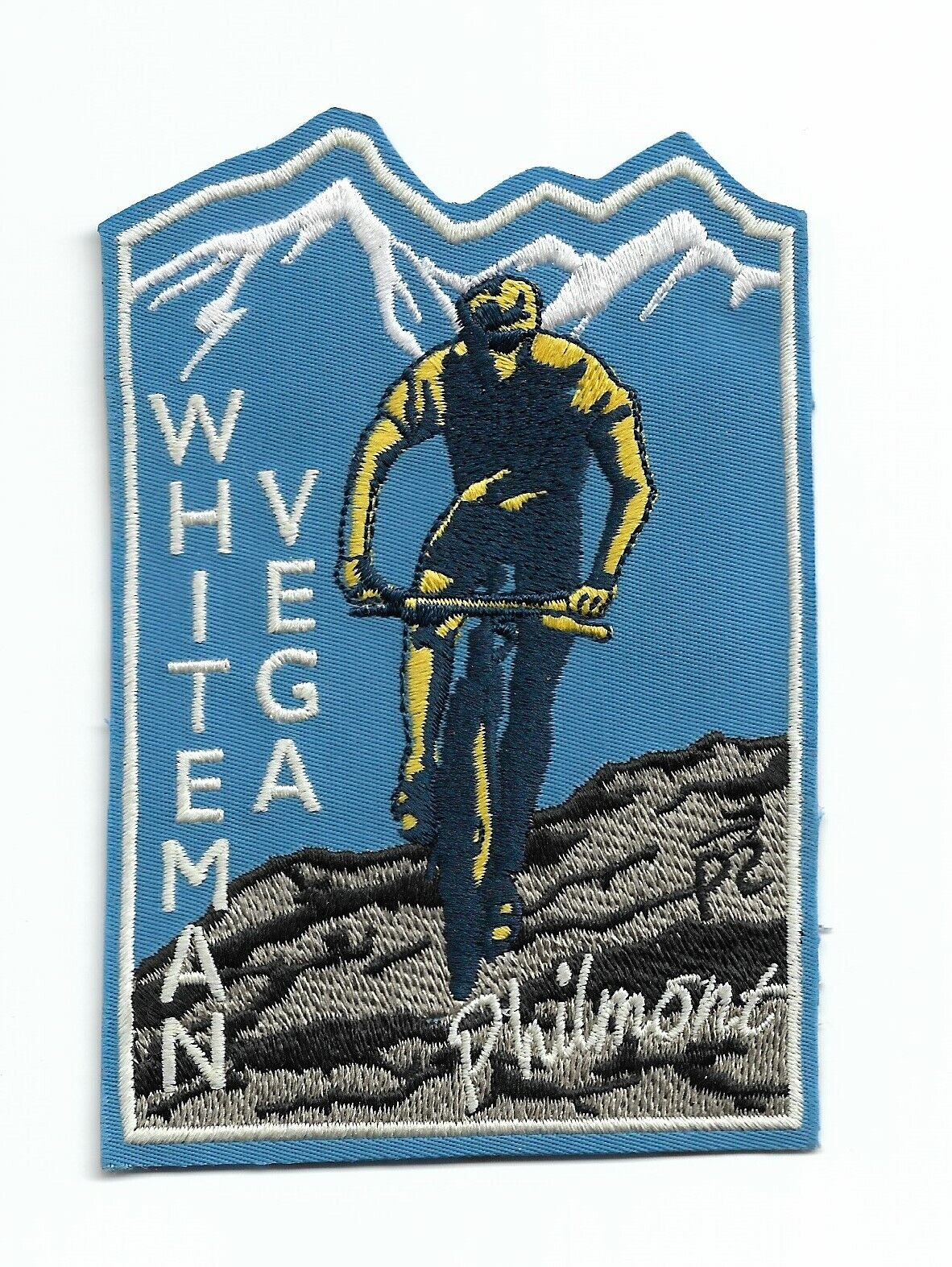 PHILMONT SCOUT RANCH * WHITEMAN VEGA CAMP PATCH # 1 * 3 INCH BY 4 1/4 INCH 
