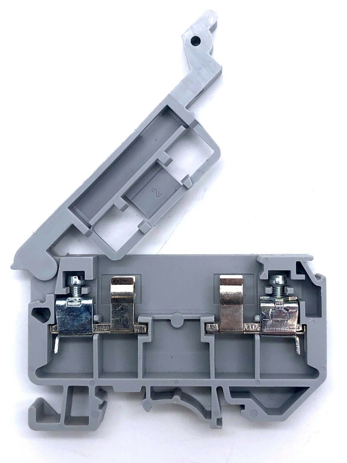 elmex KUFH 4 Fuse Terminal Block Screw Clamp 800V 12A 4mm2 0.5Nm 12mm x50