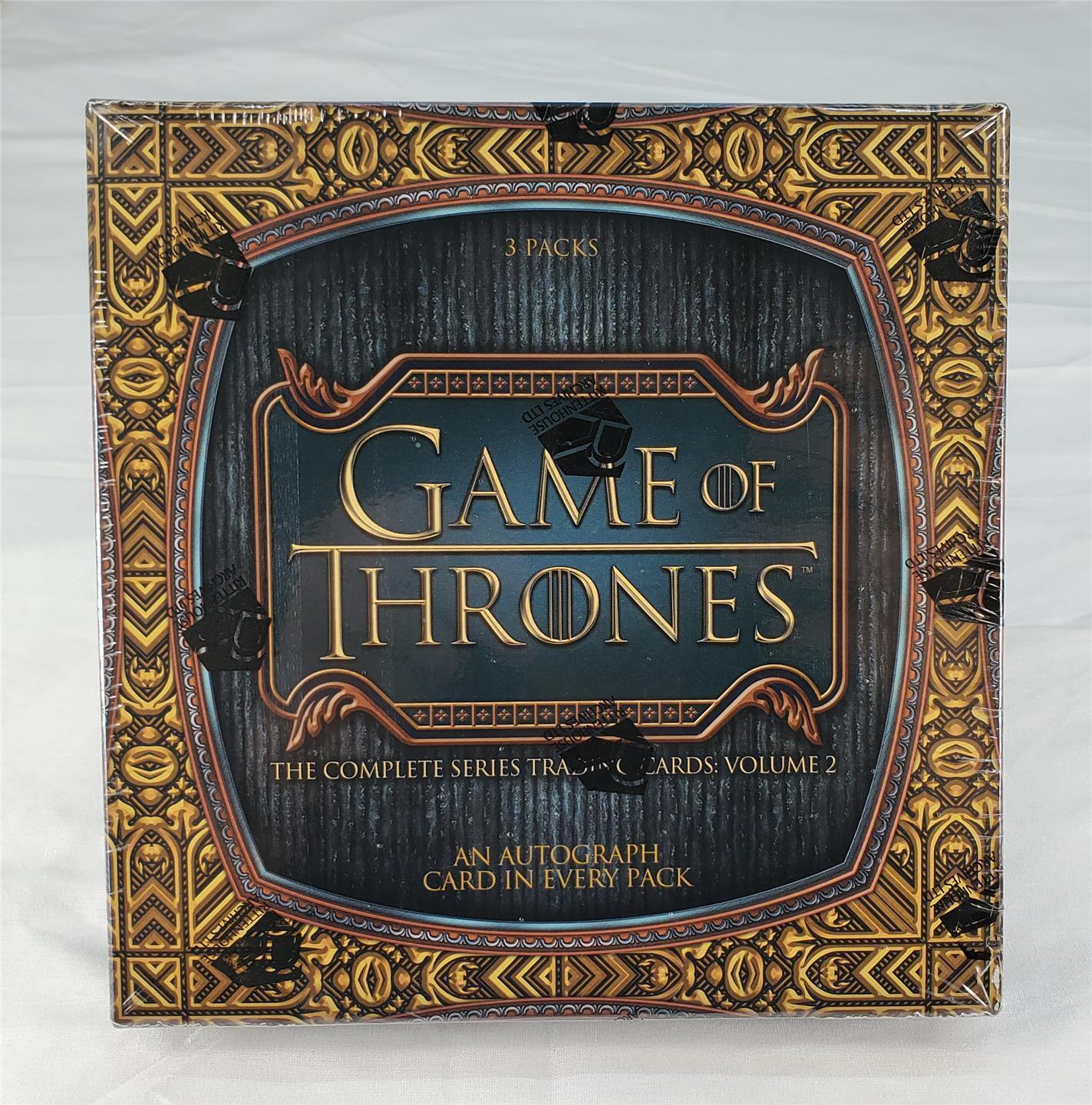 Game Of Thrones The Complete Series Trading Cards Volume 2 Box (Rittenhouse 2022