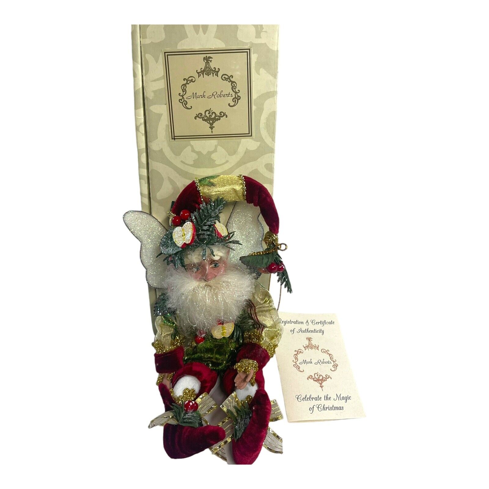 Mark Roberts Christmas Elf Fairy Apple Jack Small 51- 82444  10” Limited Edition