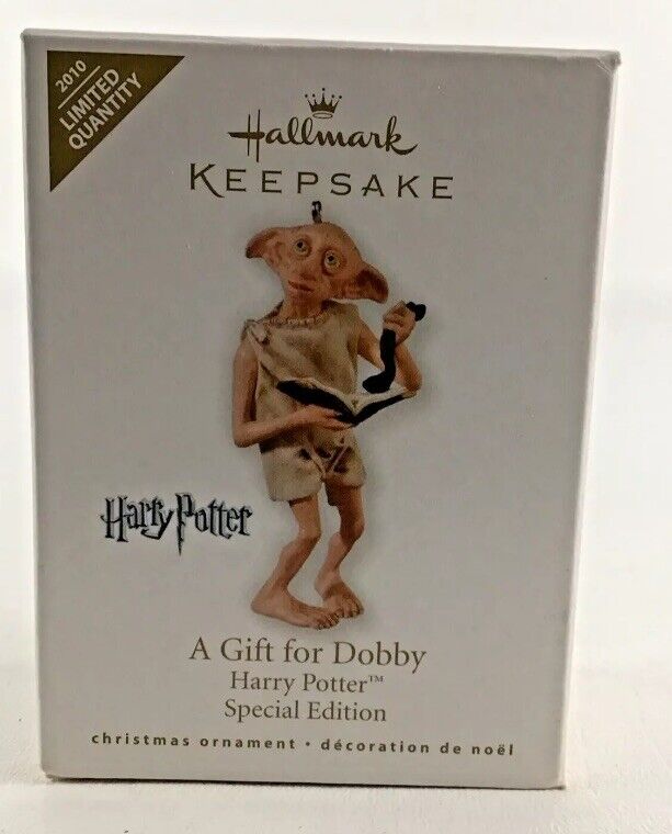 2010 Limited Quantity Hallmark Keepsake Ornament  Harry Potter A Gift for Dobby