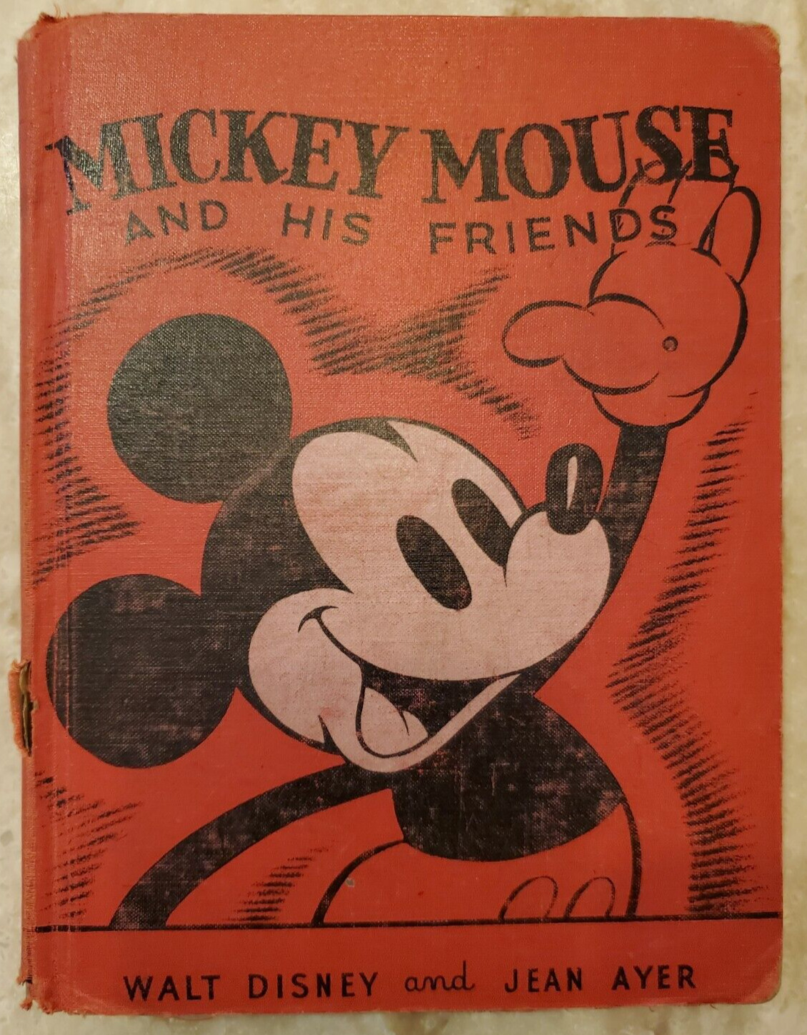 1937 MICKEY MOUSE AND HIS FRIENDS by Walt Disney & Jean Ayer - 1st ed. Vintage