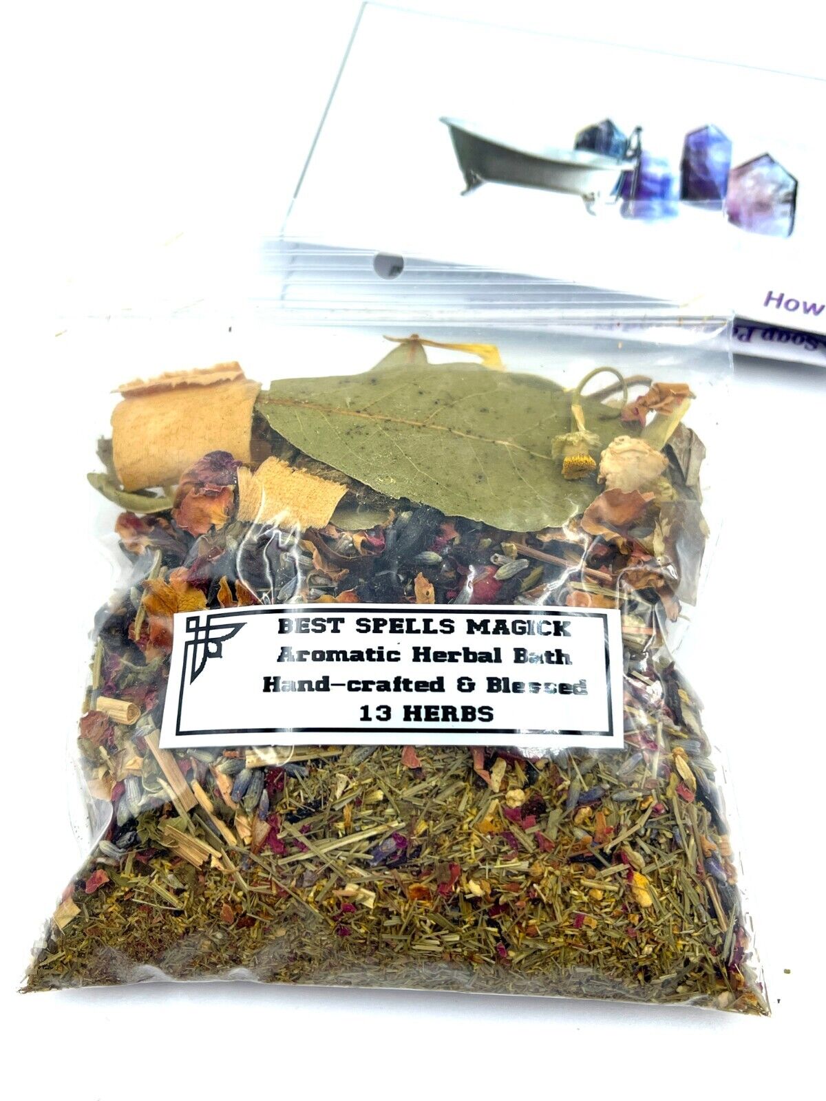 13 HERBS Aromatic Bath For Drawing Abundance and Prosperity/Hand-crafted/Blessed