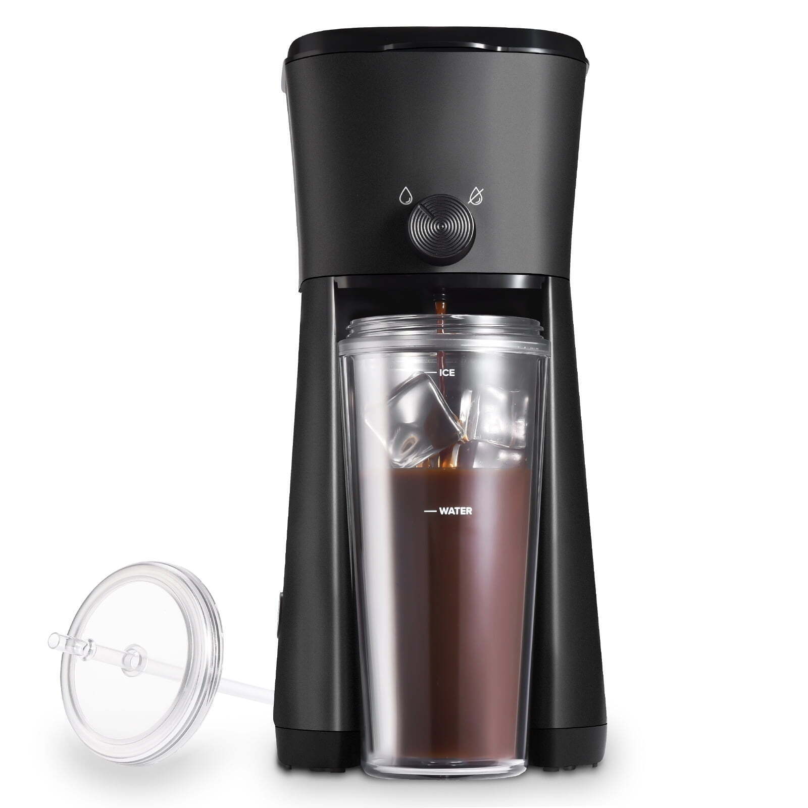 Mainstays 28035441 Iced Coffee Maker with 20 fl oz Reusable Tumbler and Filter,